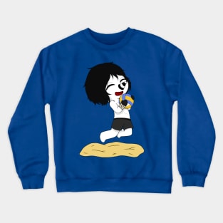 creepypasta laughing jack chibi Crewneck Sweatshirt